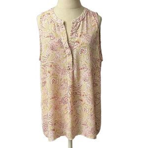 Emma and Olivia Blush Knit Tank Blouse/ SZ: XL
